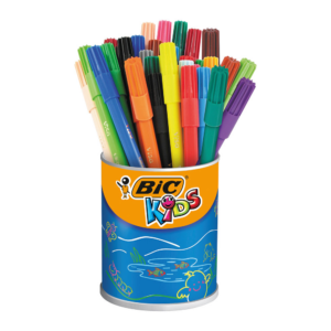 Bic Kids Visa Felt Pens Ultra Fine Tip Assorted (Pack of 36)