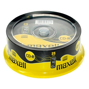 Maxell CD-R 25 pack