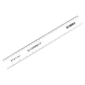 Q-Connect 300mm 30cm Clear Ruler