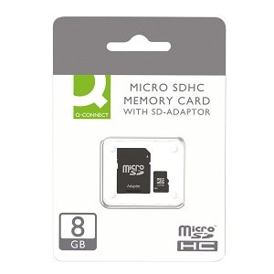 Q-Connect 8GB Micro SD Card Class 10
