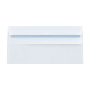 Q-Connect DL Envelopes Plain Wallet Peel and Seal 100gsm White (Pack of 500)