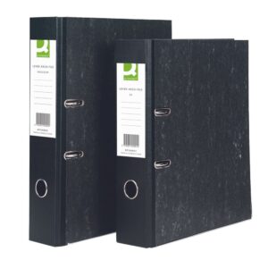 Q-Connect Lever Arch File A4 Black KF20001(1pk)