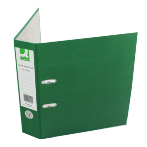Q-Connect Lever Arch File Paperbacked A4 Green