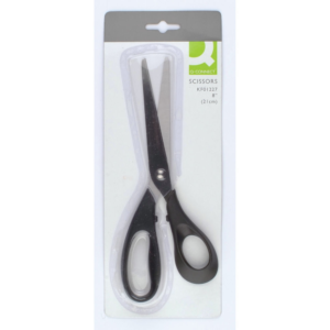 Q-Connect Scissors 210mm Black Stainless Steel