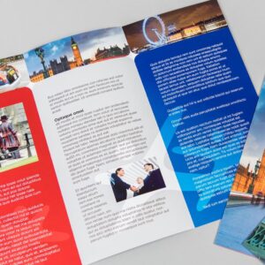 A4 Folded to DL Leaflets
