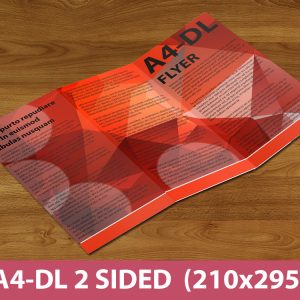 A4 Folded to DL