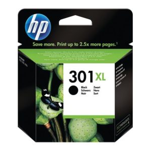 genuine hp 301xl black